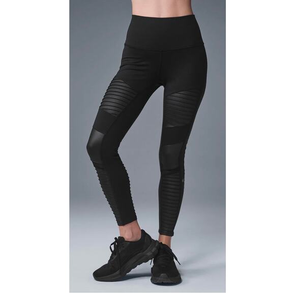 Alo 7/8 High-Waist Moto Legging - Picture 1 of 4